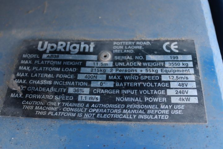 832532-10 Bomlift UpRight AB38