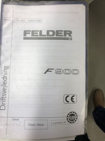 811859-34 Table cutter Felder F900 -2005
