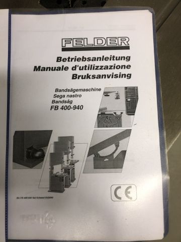 811862-22 Bandsaw Felder FB500 -2002
