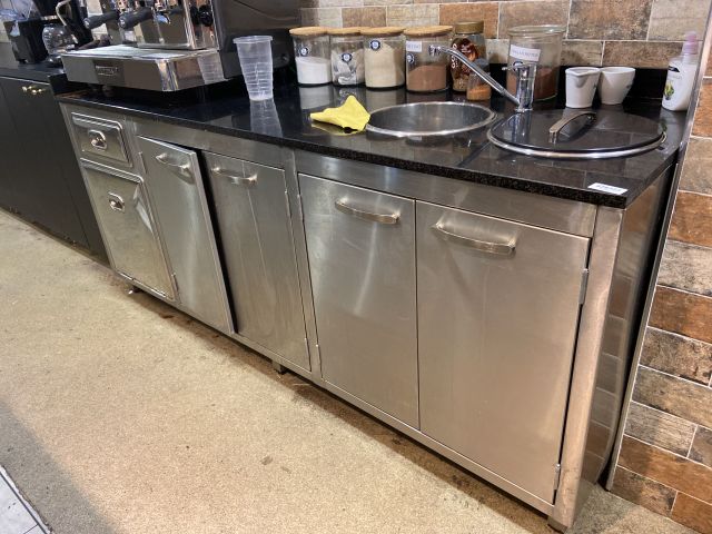 828727-1 Stainless steel barista bench