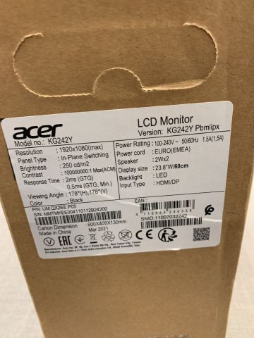 834126-3 24 "gaming screen Acer Nitro KG242YP