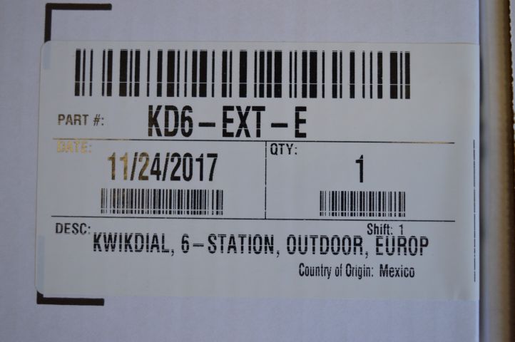 779163-2 Automatic irrigation Irritrol KwikDial 6 avd