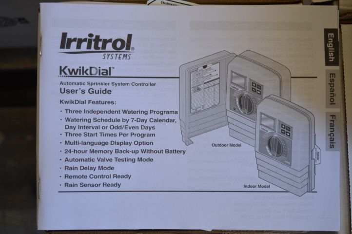 779163-6 Automatic irrigation Irritrol KwikDial 6 avd