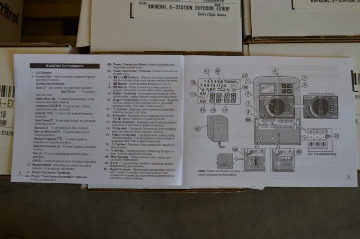 779163-10 Automatic irrigation Irritrol KwikDial 6 avd