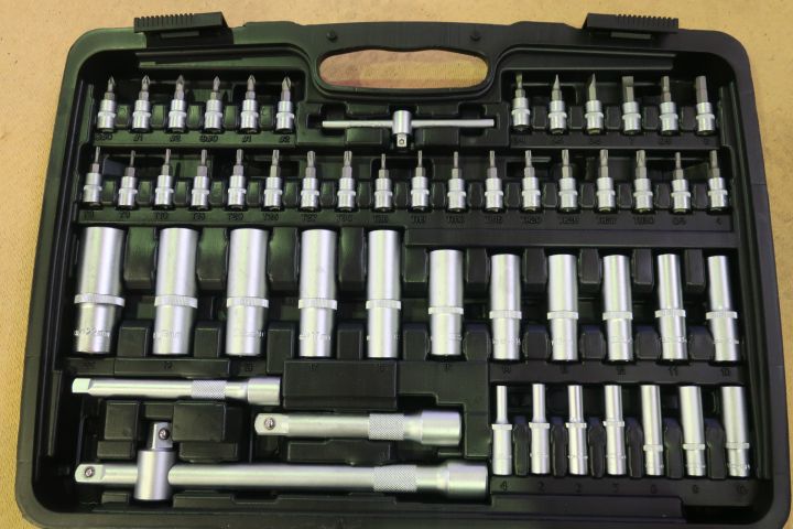 793978-3 Socket wrench / bit set, BATO 1/4 "-3/8" -1/2 "Socket set [new]