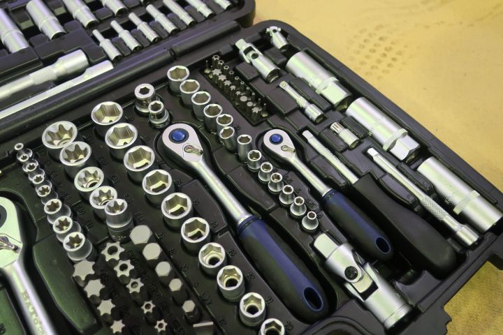 793978-7 Socket wrench / bit set, BATO 1/4 "-3/8" -1/2 "Socket set [new]