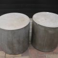 794408-1 Hand-cast concrete pedestals, two pieces