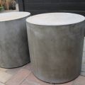 794408-4 Hand-cast concrete pedestals, two pieces