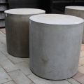 794408-3 Hand-cast concrete pedestals, two pieces