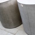 794408-8 Hand-cast concrete pedestals, two pieces