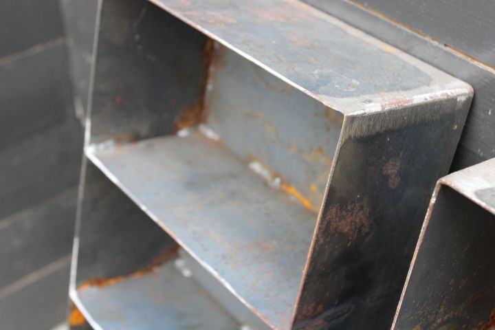 794409-6 Metallhyllor, tre stycken