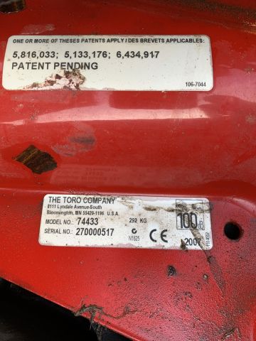 748036-21 Toro Riding Lawnmower TimeCutter ZD 420 97.1 hours