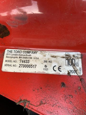 748036-22 Toro Riding Lawnmower TimeCutter ZD 420 97.1 hours