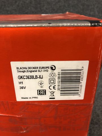 828199-4 30cm chainsaw GKC3630LB-XJ Black & Decker