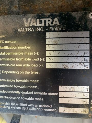 748043-59 Valtra 6350 Tractor 11154 H