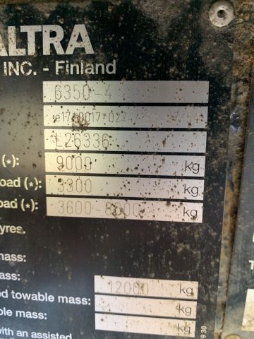 748043-65 Valtra 6350 Tractor 11154 H