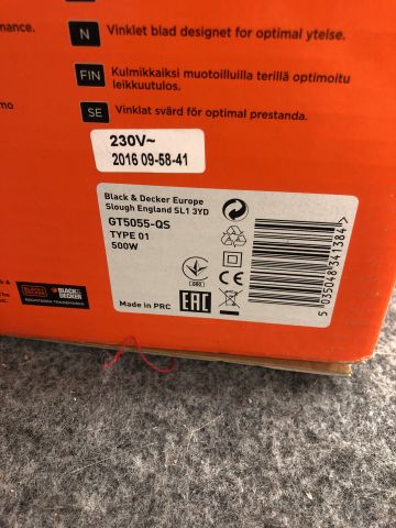 828230-4 Hedge trimmer 55cm GT5055-QS Black & Decker