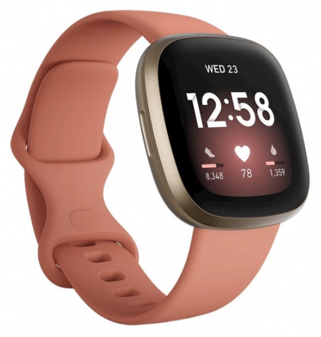 835303-1 Smartwatch Fitbit Versa 3 Pink Clay / Soft Gold