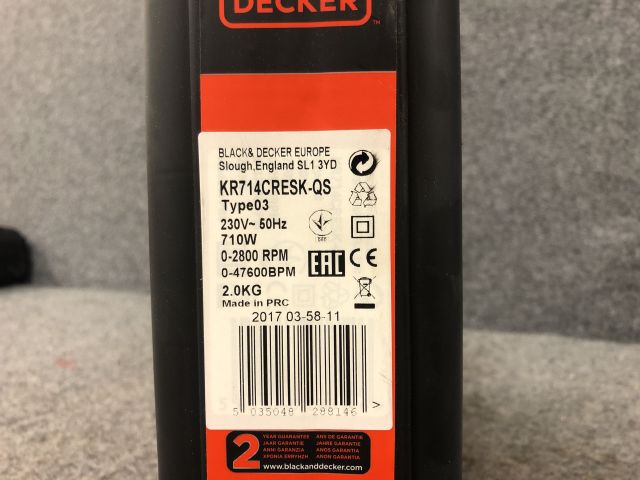 828292-3 Screwdriver KR714CRESK-QS Black & Decker