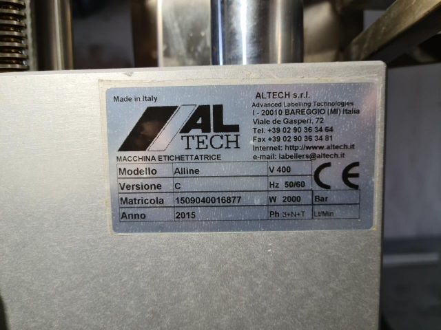 802151-4 Etiketteringsmaskin Altech Alline V400 med Intermec PA30