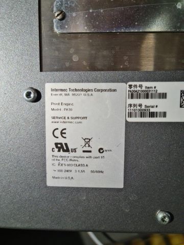 802151-8 Etiketteringsmaskin Altech Alline V400 med Intermec PA30