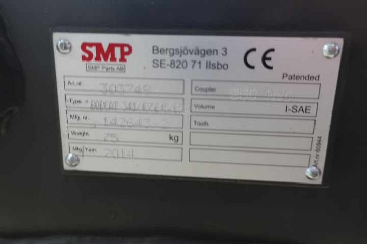 834570-4 Machine mount SMP BOBCAT 341/435 / E45 / 50 S50 HYD