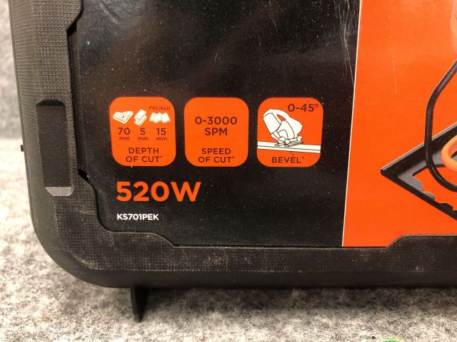 828260-2 Jigsaw KS701PEK-QS Black & Decker