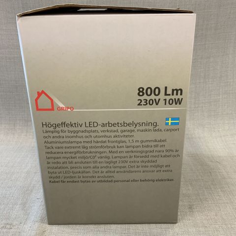 837186-4 8 pcs LED work lamp with stand 10W IP65 800Lm