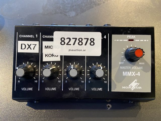 827878-1 Microphone Mixer Monacor MMX-4