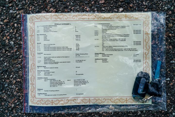 837783-9 Electric scooter, Mangosteen M1