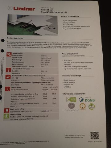 753380-19 Raised floor from Lindner