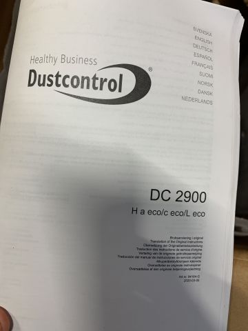 799674-3 Pre-separator Dustcontrol DCF 2800