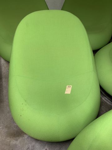 748095-7 3 green armchairs from Johanson Flow