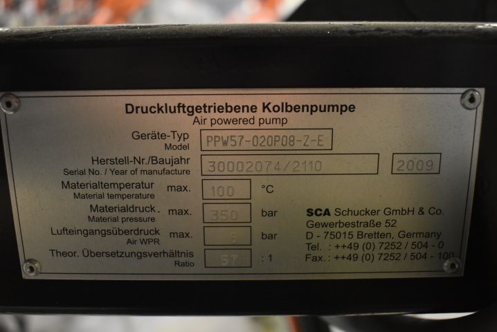 684452-8 Adhesive pump for robot application SCA "Schucker 0619.1030" + control for pump unit