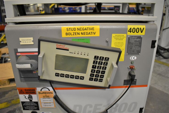 684453-6 Bolt welding machine from Tucker with bolt feeder "DCE1800"