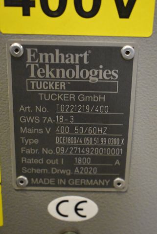 684453-7 Bolt welding machine from Tucker with bolt feeder "DCE1800"