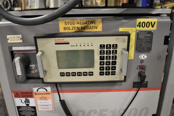 684454-7 Bolt welding machine from Tucker with bolt feeder "DCE1800"