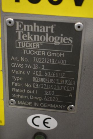 684454-8 Bolt welding machine from Tucker with bolt feeder "DCE1800"