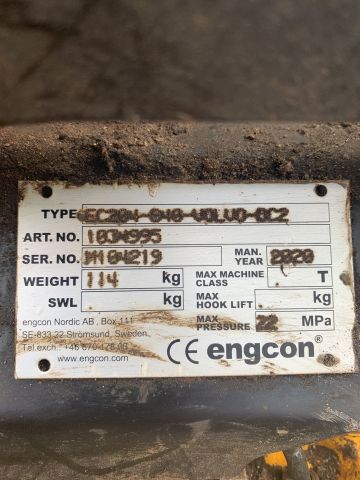 748097-15 Mini excavator Kubota U27-4 -2017 Incl. Buckets 1736.6H