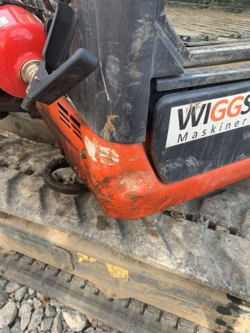 748097-19 Mini excavator Kubota U27-4 -2017 Incl. Buckets 1736.6H