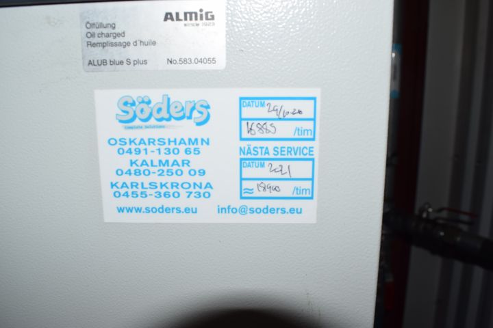 834851-3 Screw compressor Almig Combi 6-15