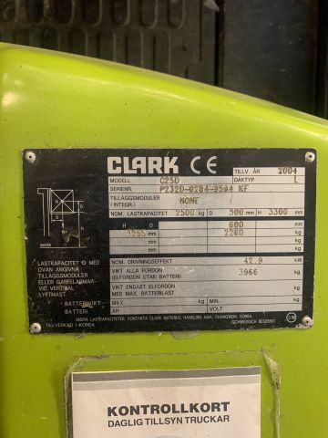 838762-41 Dieseltruck Clark C25D (ca 1000h) -04