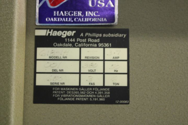 830096-12 Nitmaskin Haeger Modell 618-1H