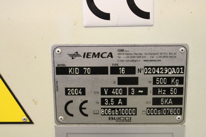 830099-4 Stångmatare IEMCA 70 Kid Type 16 (2004)