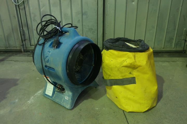 832789-2 Evacuation fan, Americ VAF 3000 with hose