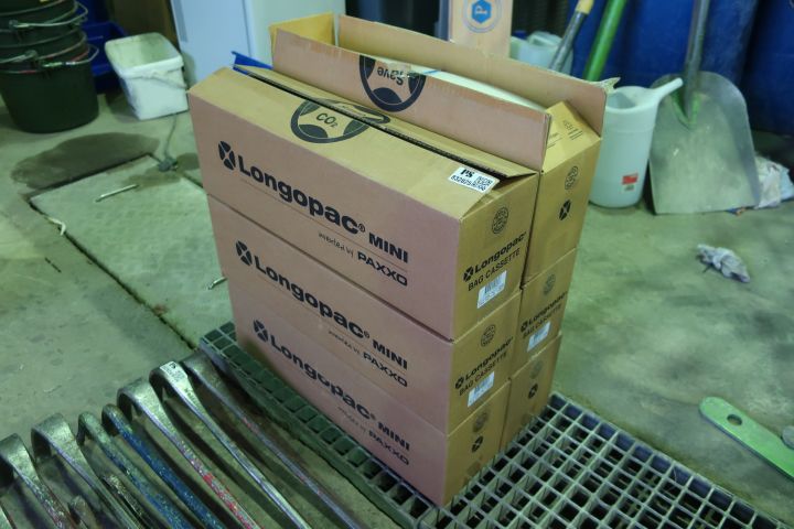 832825-1 6st Longopac Mini Bag Casette, Transpo Mega Strong