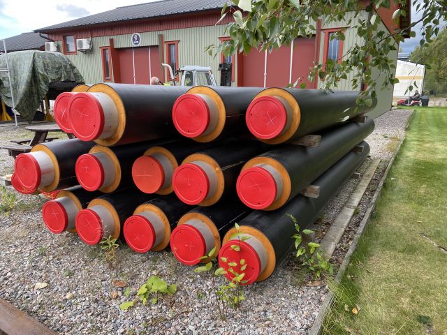838792-2 Logstör, 88 meters of acid-proof pipes.