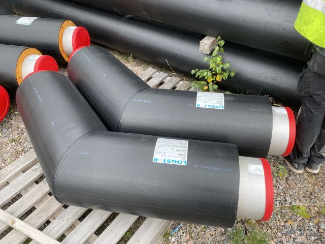 838792-3 Logstör, 88 meters of acid-proof pipes.