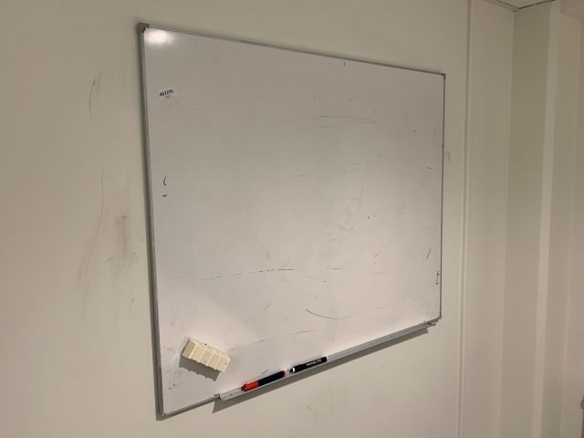 802295-2 Wall mounted Whiteboard 120x100