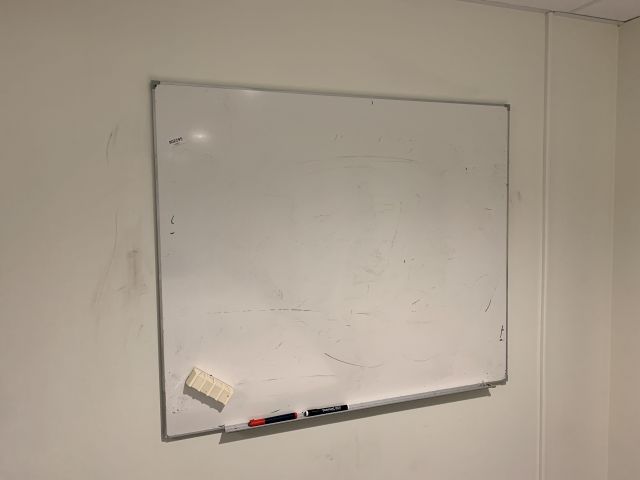 802295-3 Wall mounted Whiteboard 120x100